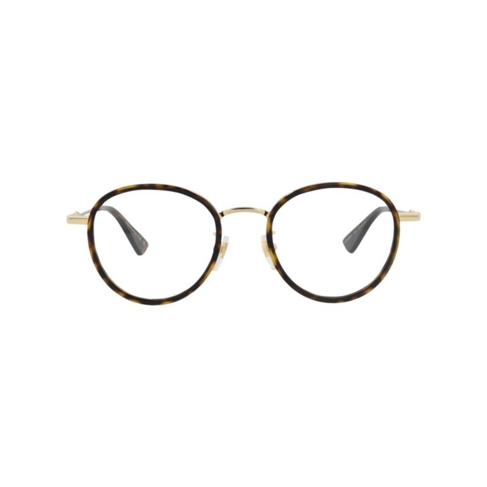 Gucci Round-Frame Metal Optical Frames Multi Unisex-Adult
